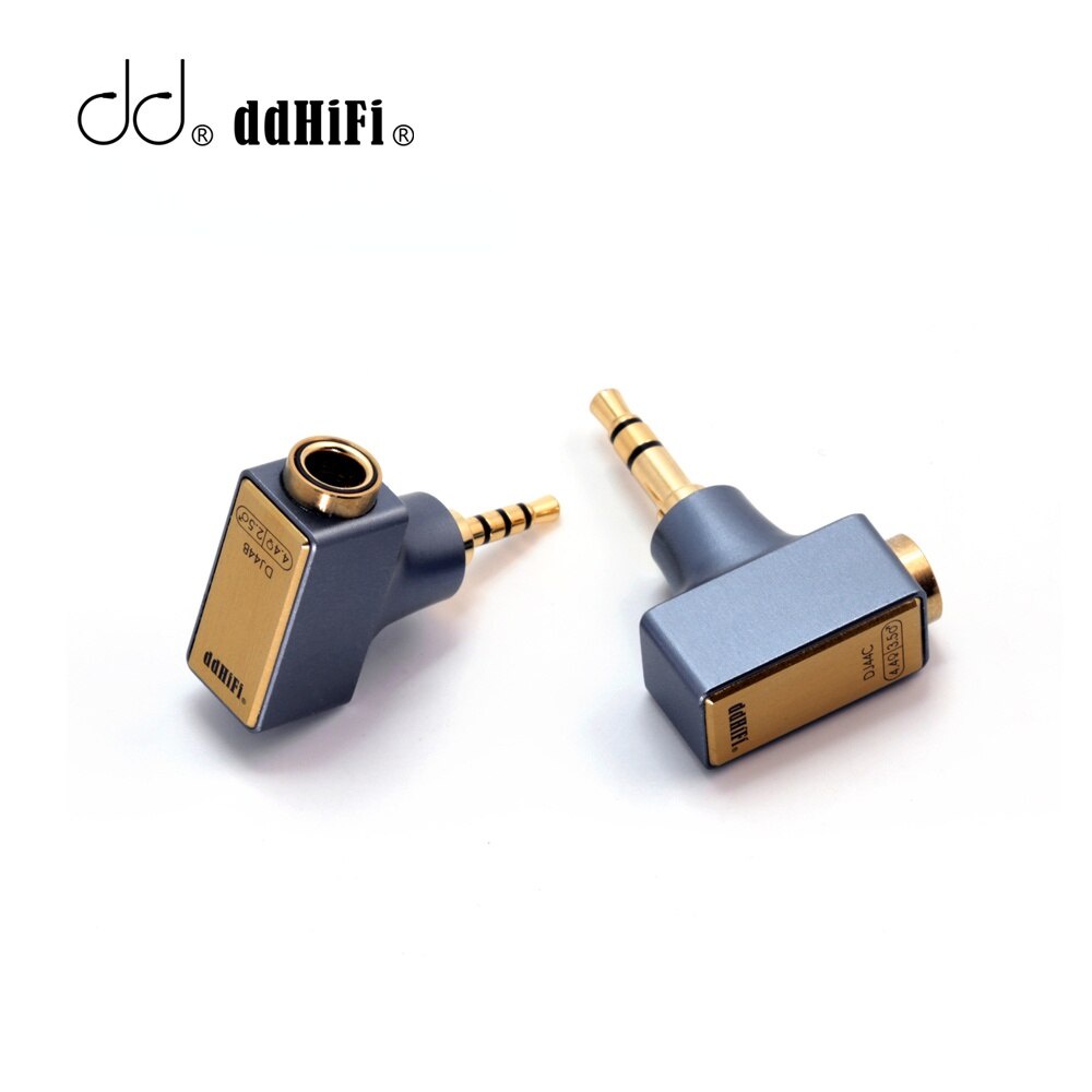 Dd ddHiFi All New DJ44B/DJ44C Mark II, 4.4mm Female to 2.5mm/3.5mm Male Adapter Headphone Untuk DAP/DAC/Amplifier Anda