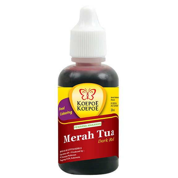 PEWARNA MERAH TUA (30ml)