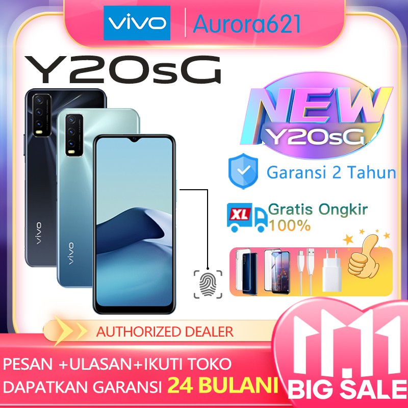 VIVO Y20S G Y20SG 4/128 RAM 4GB ROM 128GB GARANSI RESMI