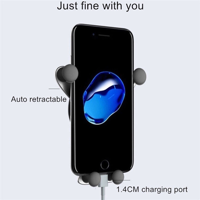 360 ° Rotating Gravity Mobil Mount Air Vent Stand Holder Untuk Ponsel Ponsel GPS