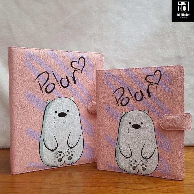 

(BISA COD) BINDER PRINTING MOTIP POLAR BEAR A5/RING 20, B5/RING 26 PROMOKode 3939