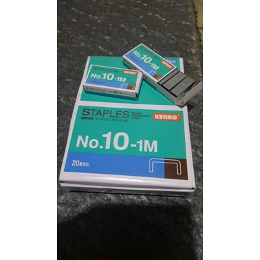 

TULIS-ALAT- ISI STAPLES KENKO NO 10 - 1M 1000 STAPLES GROSIR TERMURAH -ALAT-TULIS.