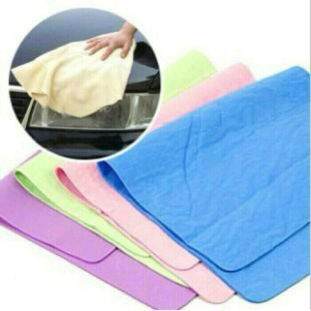 Lap Kain Microfiber Kanebo Motor Dapur Pel Mobil Serat Sintetis