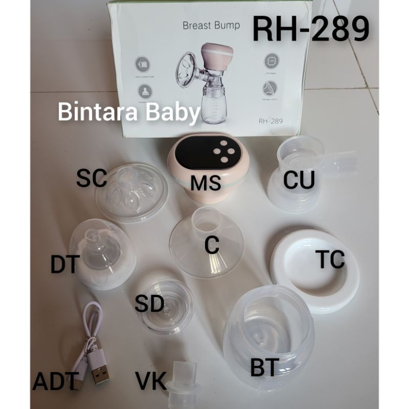 Sparepart Pompa Asi  RH-289 Original Spare part Valve Diafragma Pompa Asi Rechargeable Single Elektrik Portable Katup Duckbill RH 289 / [ Rechargeable ] Pompa asi elektrik Single breast aksesoris