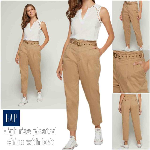 gap high rise chinos