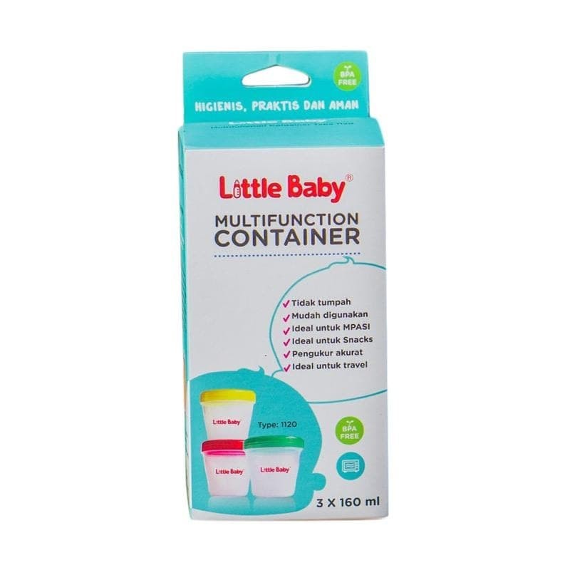 Little Baby Multifuntion Container / Kontainer MPASI Buah Snack Susu Bubuk