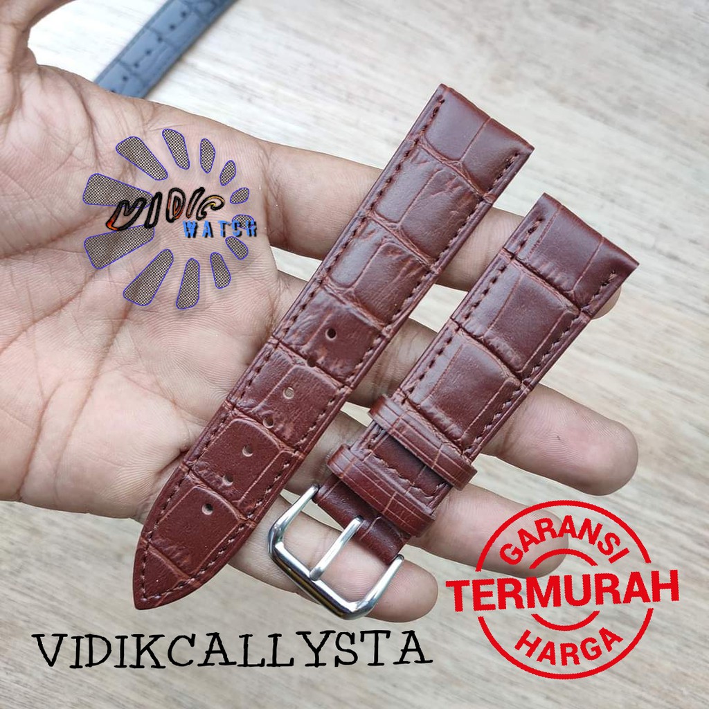 Tali jam kulit Leather Strap Lugs 22mm 20MM Quick Release Smart watch 20 22 MM