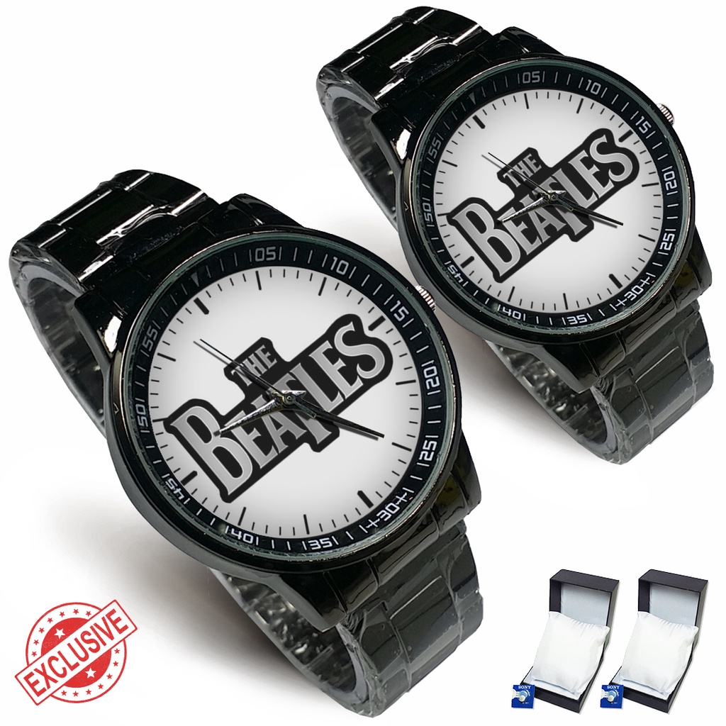 Jam Tangan Rantai Couple The Beatles Legend