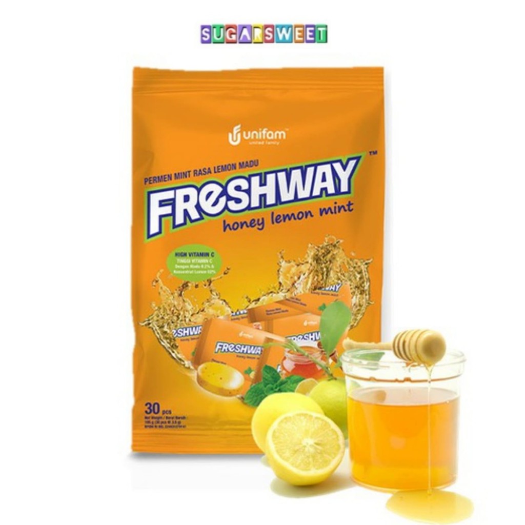 

Freshway Honey Lemon Candy Bag 30 pcs x 3.5 g