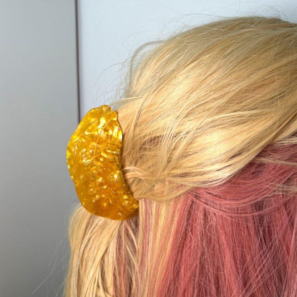 Needway   Sayur Buah Rambut Cakar Harian Retro Asam Asetat Terong Desain Fashion Nanas Gaya Korea Hair Clip