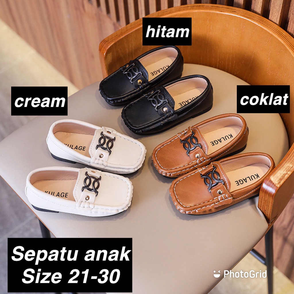 (LOLI-JKT) SP-617 SEPATU ANAK MODEL COC BAHAN BAGUS SIZE 21-30