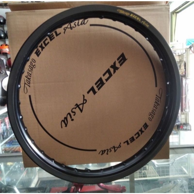 VELG JARI JARI RING 17 UKURAN 160 TK EXCEL ASIA/TAKASGO HOLE 36 HITAM