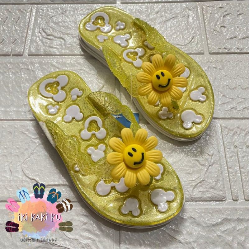 SANDAL JEPIT ANAK CEWE MATAHARI 1818-444 JELLY KARET 24-29