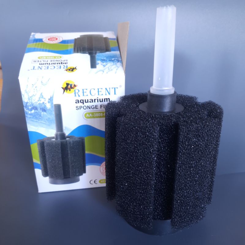 Sponge Filter aquarium aerator pembersih aquarium Recent AA-3805,3806,3808 BFL