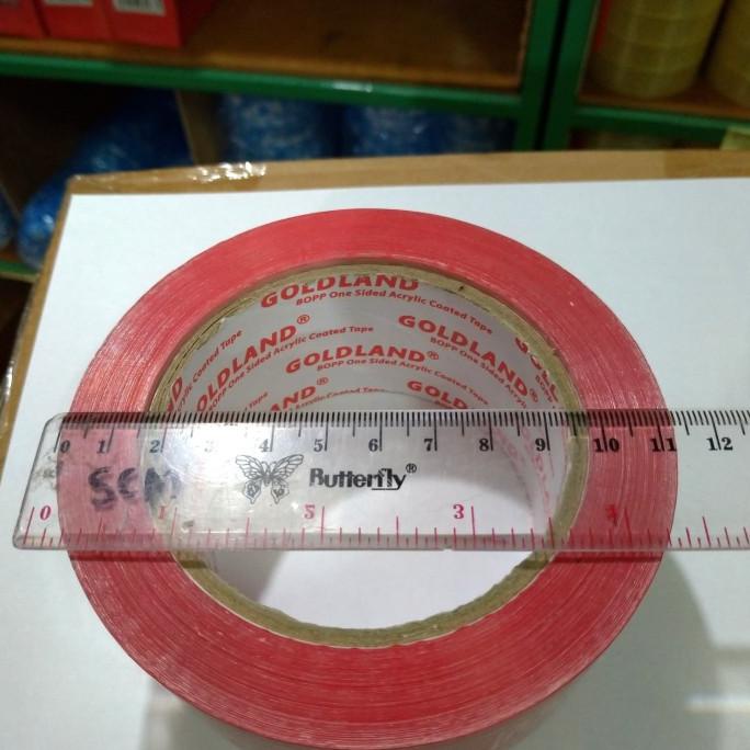 

(GOJEK GRAB) LAKBAN FRAGILE MERAH 100 METER X 48 MM