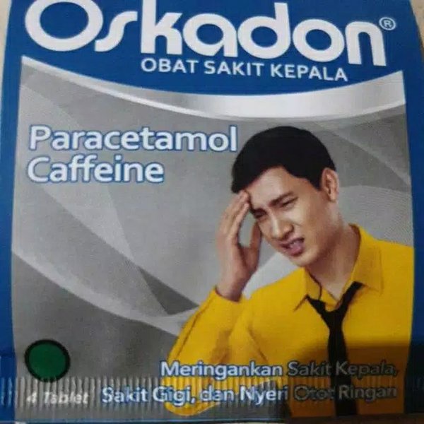 PROMO OSKADON TABLET PER 3 STRIP / Obat Sakit Kepala &amp; Pusing