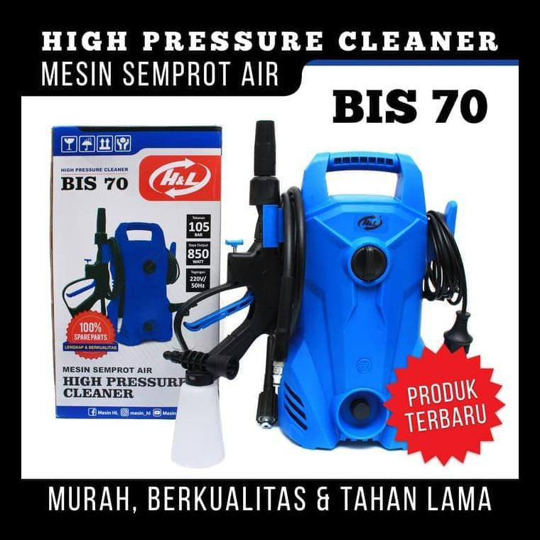 Jet Cleaner Mesin Cuci Steam Mobil Dan Motor H&L Bis70 Semprot Air