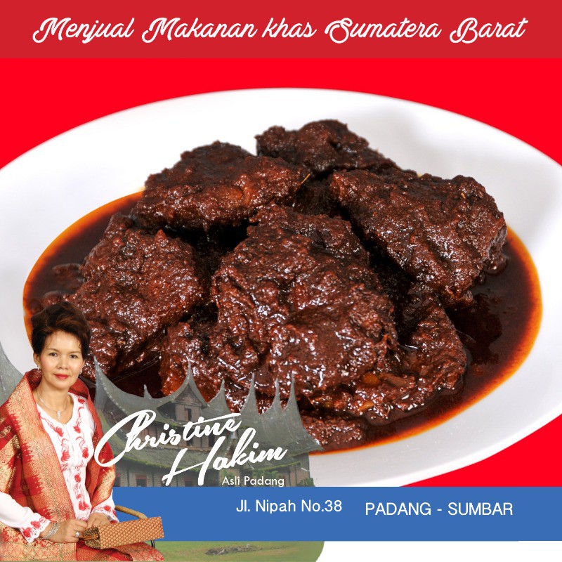 

Rendang Basah Uni Christine Hakim asli Padang