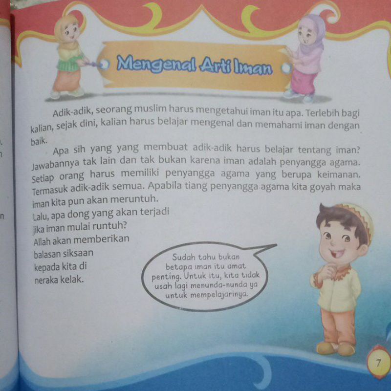 Buku Yuk Belajar Rukun Iman For kids