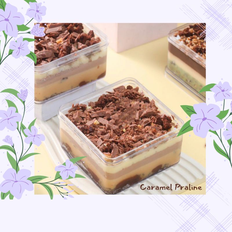 

CARAMEL PRALINE DESSERT CRUMBLE BOX