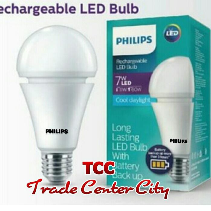 Bestseller C8CET LAMPU EMERGENCY PHILIPS 7W, MEVIUS 12W, INTECH 15W LED BULB LAMPU PHILIPS EMERGENCY