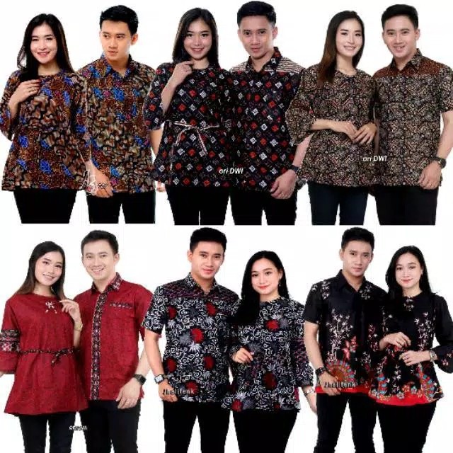 Maura Couple - Sania Ruffle Batik Couple Ori Ndoro Jowi Dnt Garansi Termurah Shopee Batik Couple