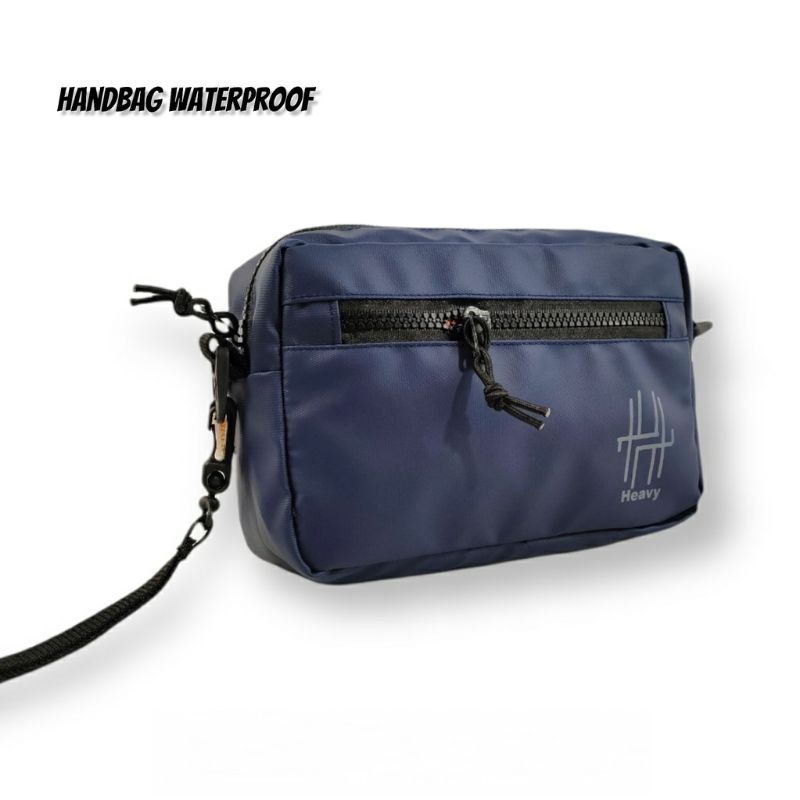 Hand bag Heavy WATERPROOF . clutch pria distro . handbag dan slingbag . Tas tangan