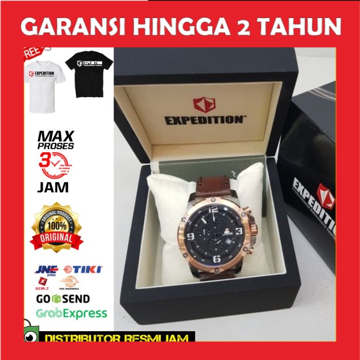 JAM TANGAN ORIGINAL EXPEDITION BRAND NEW E6698 E6698M 6698 RESMI GARANSI RESMI ORI PRIA COWOK COWO L