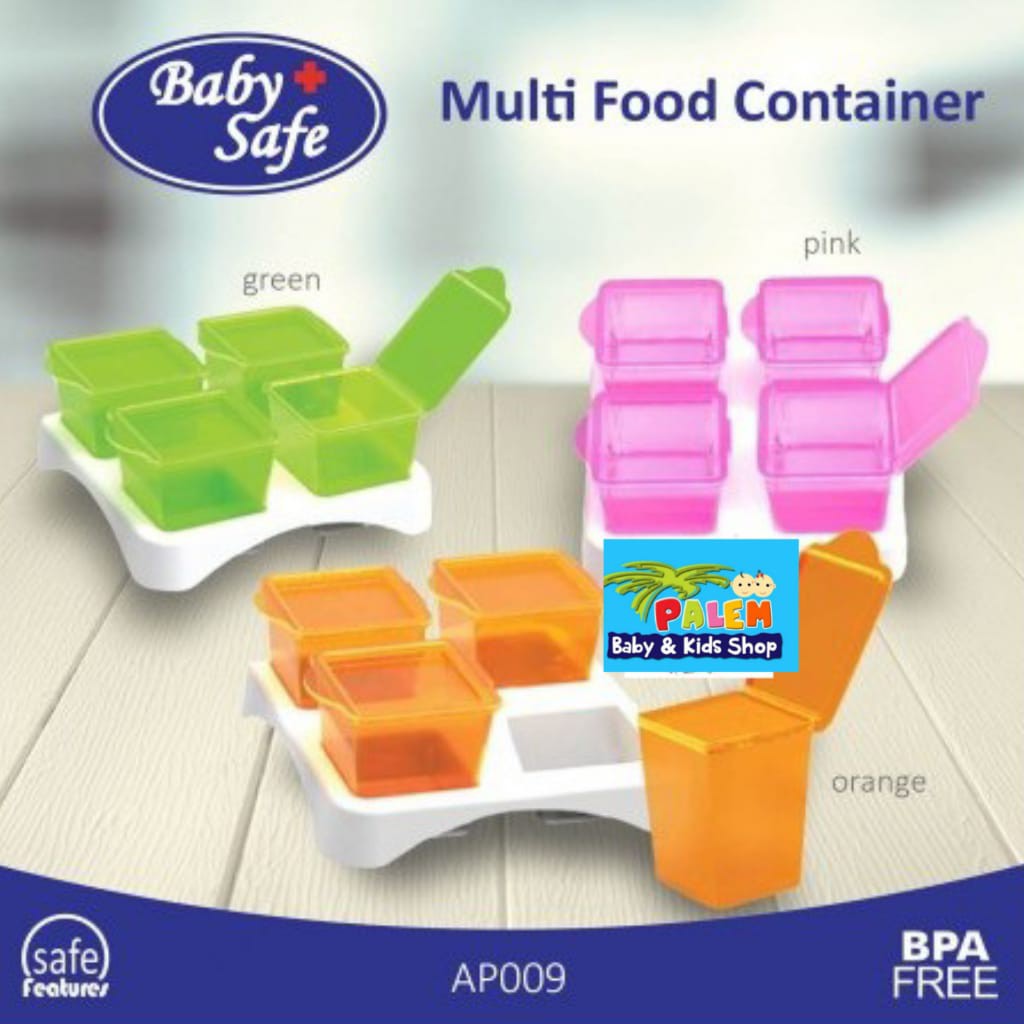 Baby safe Multifood Container AP009 / Wadah Makanan MPASI