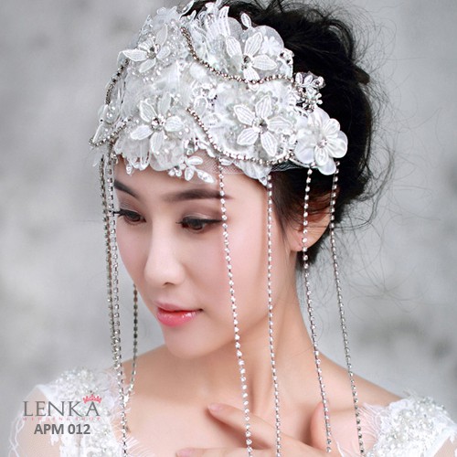 [READY STOCK] BRIDAL TIARA HEADPIECE PENGANTIN WANITA PESTA MODERN APM012