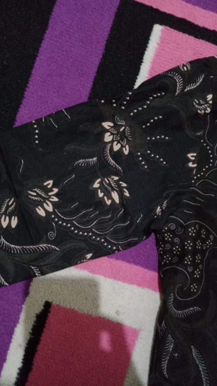 Sawonggaling Kemeja Batik Pria Lengan Panjang Slimfit Katun Printing Hem Baju Seragam Kantor Modern