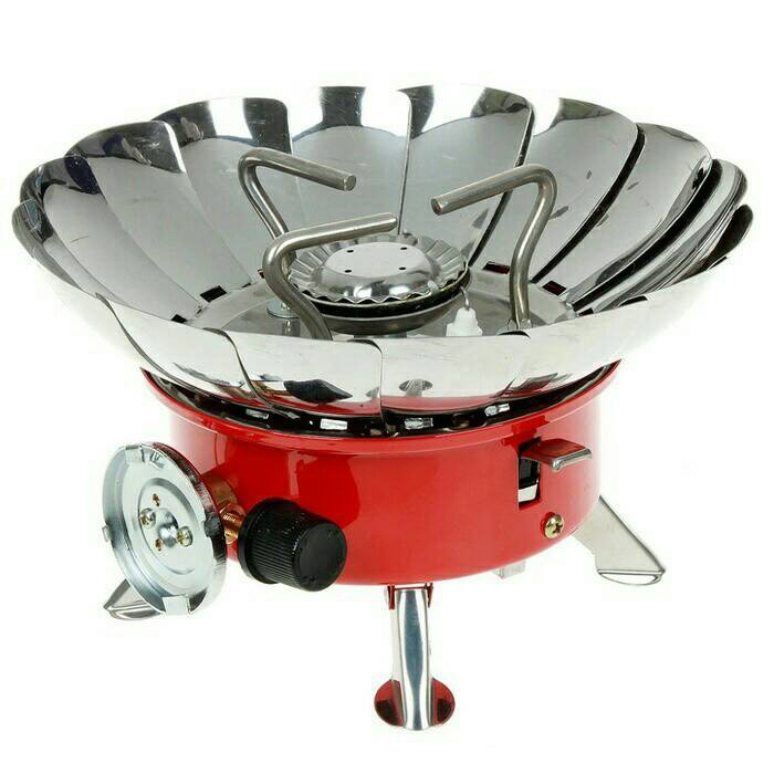 Kompor Gas Portable Mini Windproof Camping Stove | Kompor Anti Angin