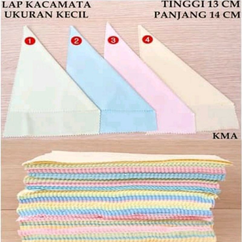 Micro Fiber Cloth Kain Lap Pembersih Lensa Kacamata