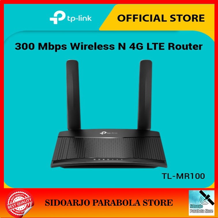 Router Modem Wifi SIM Card Tp-Link TL-MR100 4G LTE Unlock Bergaransi