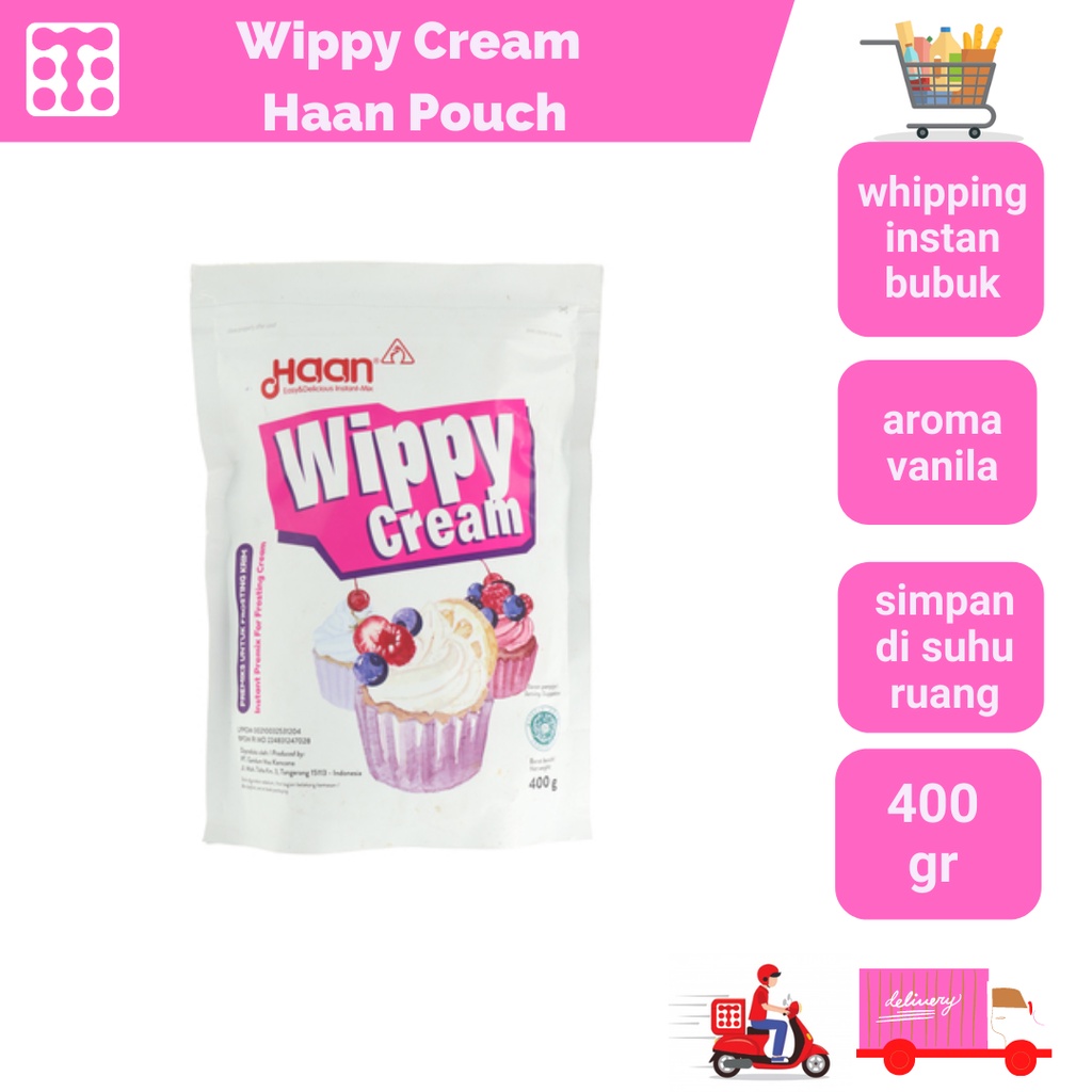

Wippy Cream Haan 400 Gram Pouch