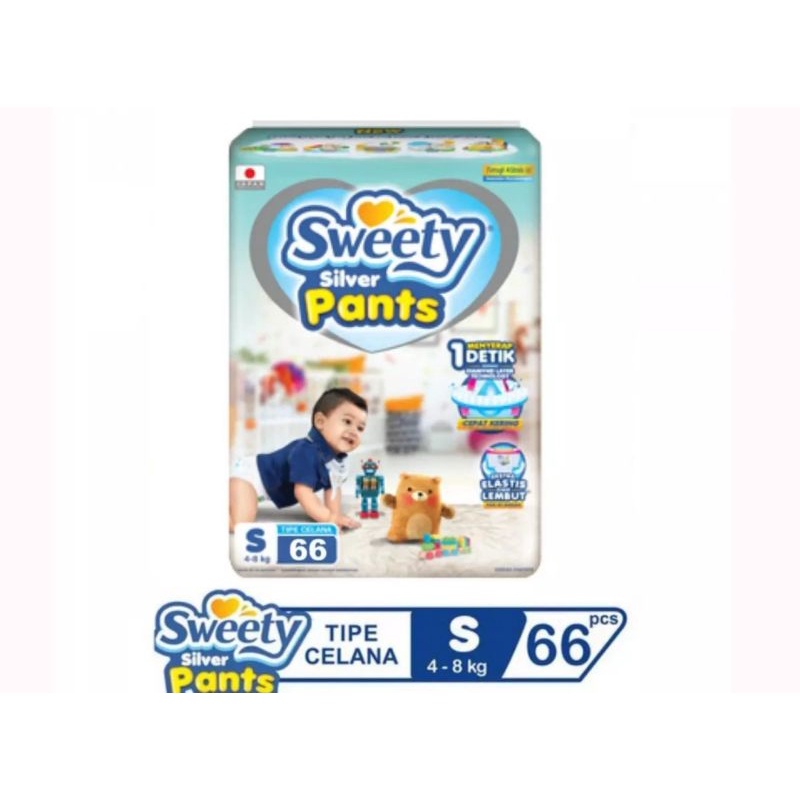 Pampers Sweety Silver Pants S66