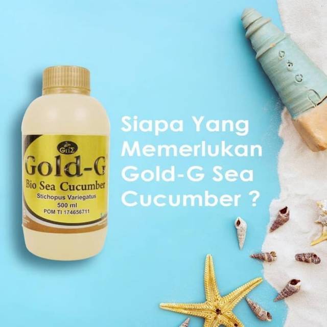 jelly Gamat Gold G Sea Cucumber 500 ml Obat Herbal