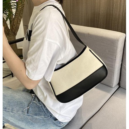 Tas Wanita Tote VINTAGE KOMBI POLOS KEREN | Totebag KEREN Murah