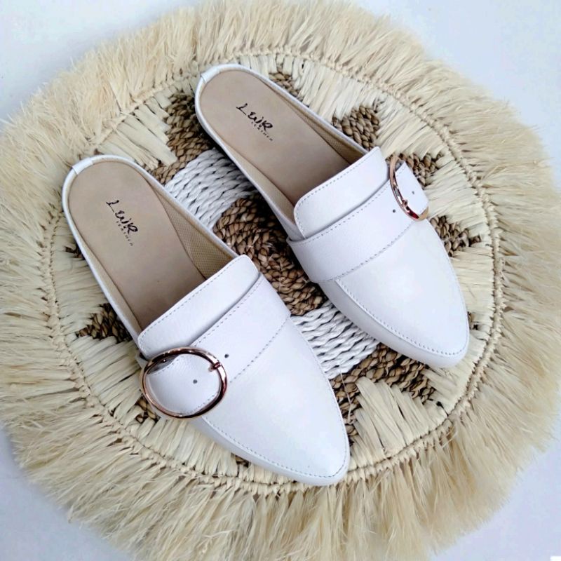 LWR leather Sandal Sepatu Bustong kulit asli terlaris