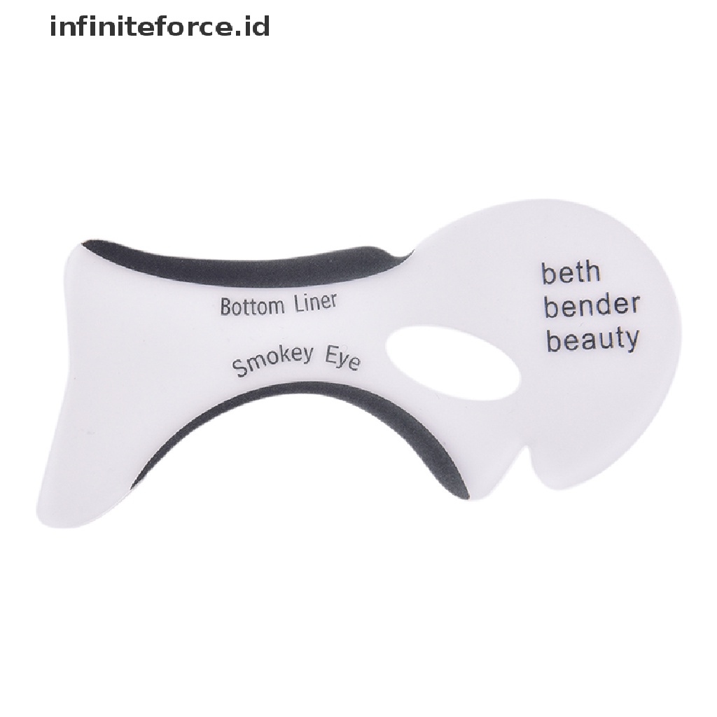 Infiniteforce.id Kartu Cetakan Eyeliner / Eyebrow / Eyeshadow Untuk Makeup / Kosmetik Wanita