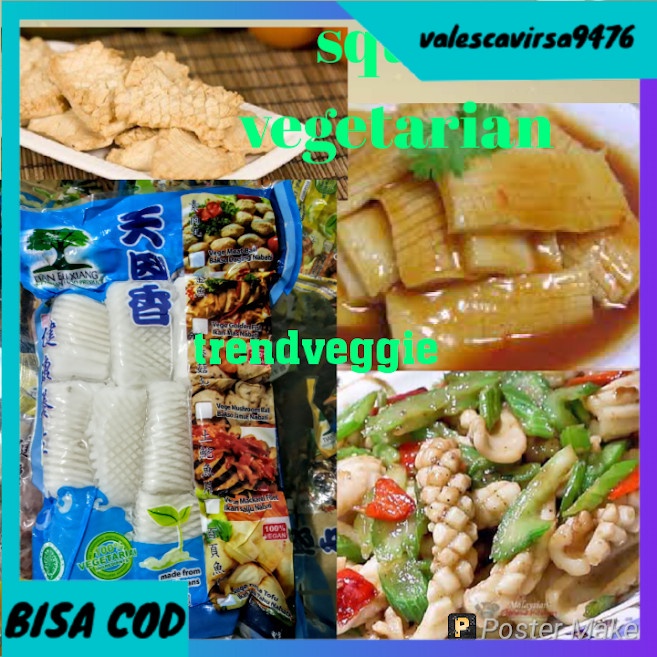 

⭐BISA COD⭐ Tian En Xiang Vegan Squid 450gr / Cumi-cumi Evergreen / Two Leaves