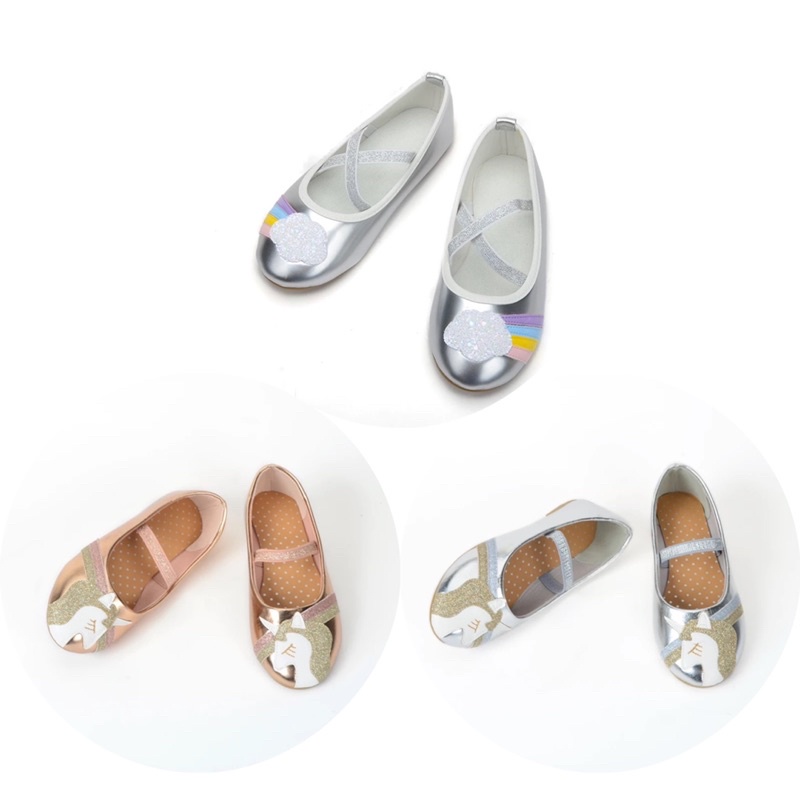 Flatshoes Unicorn & Rainbow // Sepatu Anak Unicorn // Sepatu Anak Rainbow