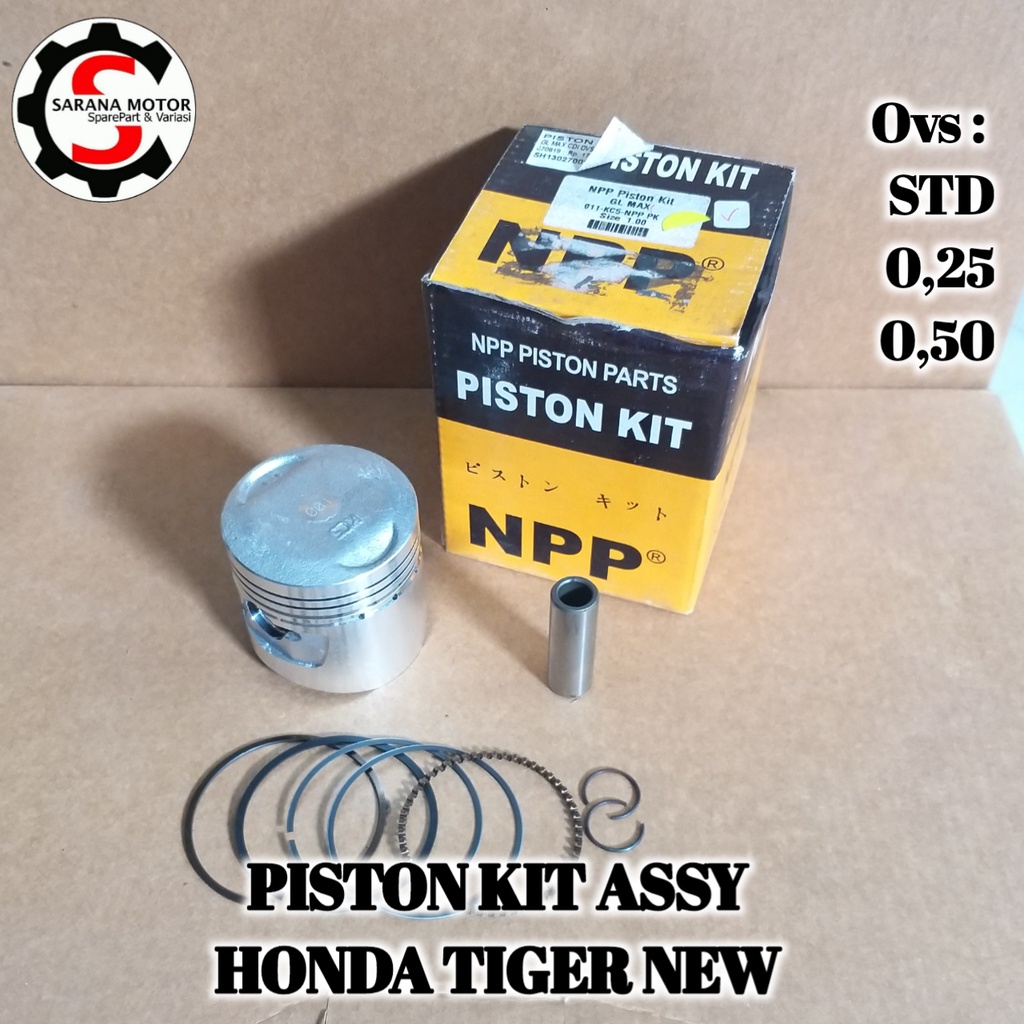 Piston Kit Piston Lengkap Piston Komplit HONDA Tiger New / Tiger Revo NPP