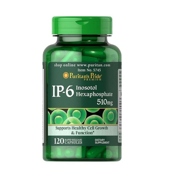 Puritan's IP-6 Inositol Hexaphosphate 510mg 120 Capsules
