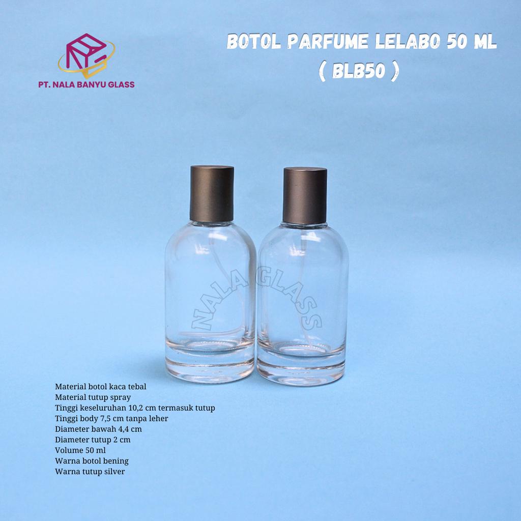 BLB50 botol parfum lelabo / botol lelabo 50ml tutup silver doff press