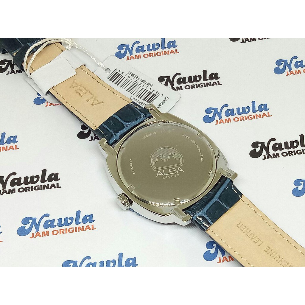 Alba Quartz AG8H99X1 Dark Blue Dial - Jam Tangan Pria AG8H99