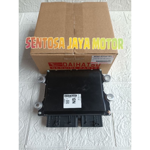 Ecu Computer Komputer Control Mesin toyota Agya Matic 1200cc Original 89560-BZG40