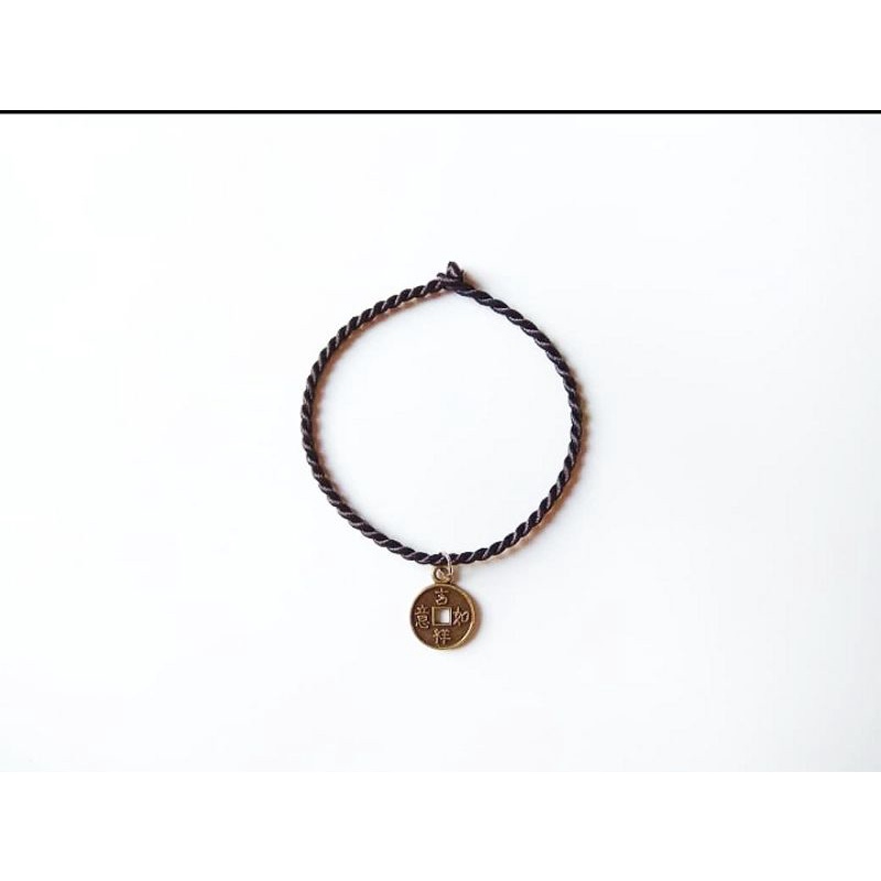 Gelang tridatu hitam koin cina