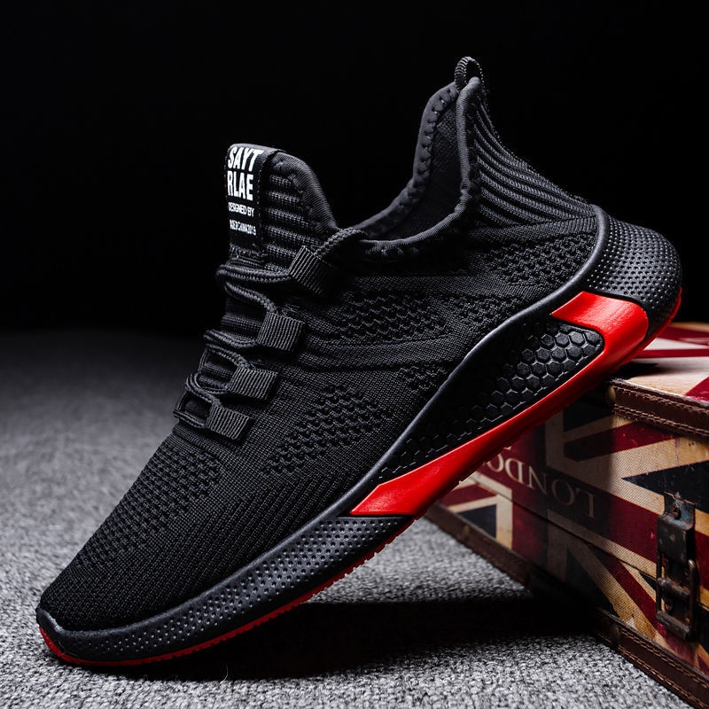 Nomad Sepatu Sneakers Pria Impor Rajut Casual Nyaman Viral Running Shoes Space S17