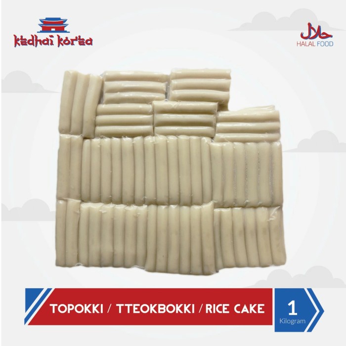 

Instant-Camilan- Topokki Tteobokki Tokpoki Tteopokki Topoki Ricecake Instan Halal 1Kg -Camilan-